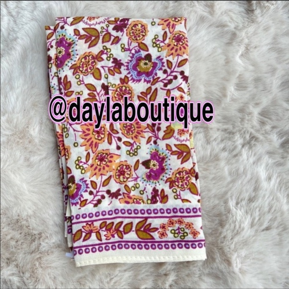 Madewell Silk Bandana Small Flower - Picture 3 of 4